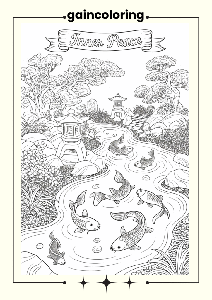 Adult Nature Coloring Pages