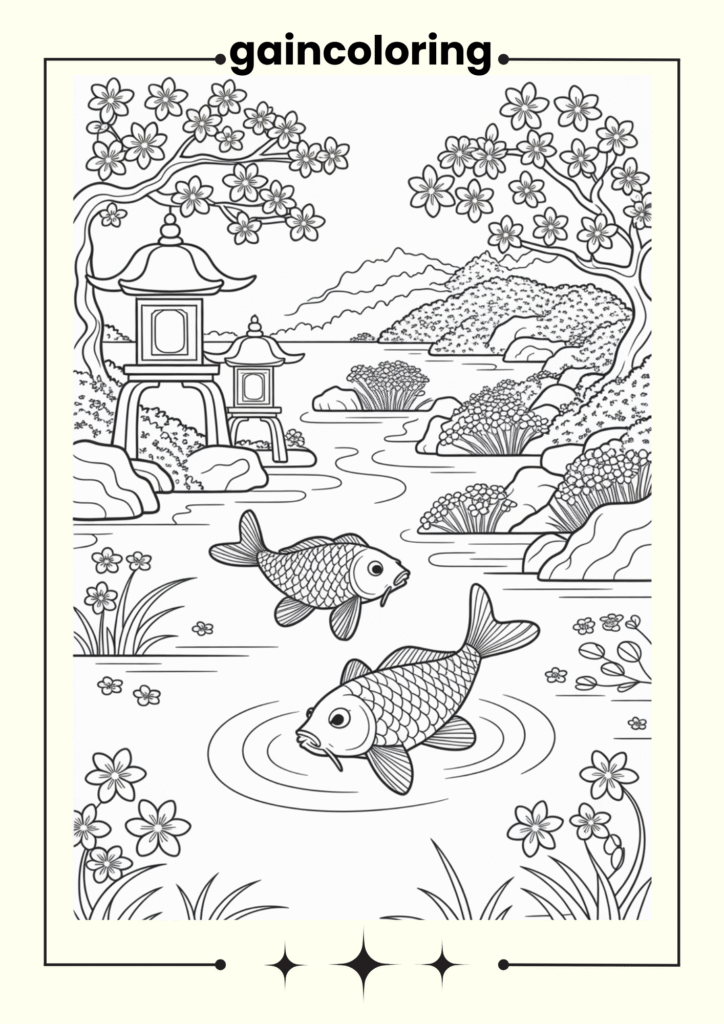 Adult Nature Coloring Pages