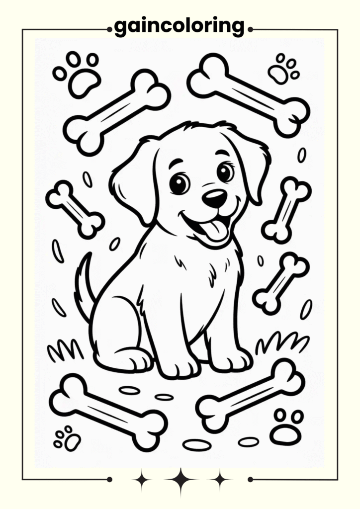 Dog coloring pages