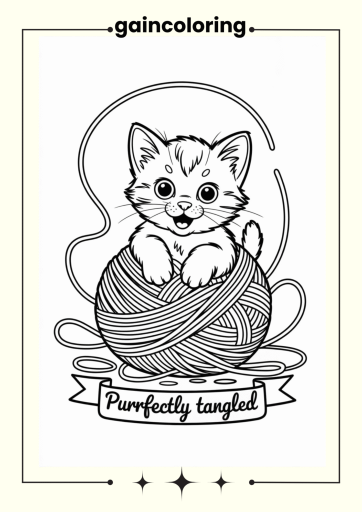 Cat Coloring Pages