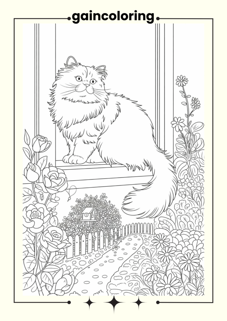 Cat Reading a Book