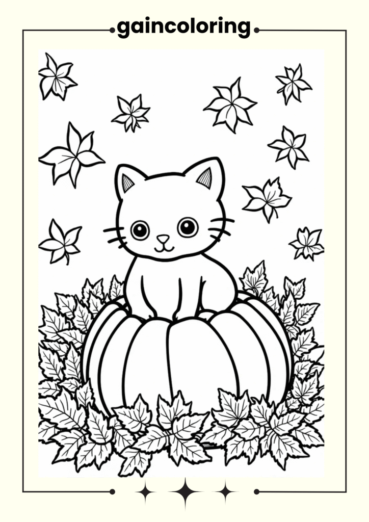 Elegant Sitting Cat