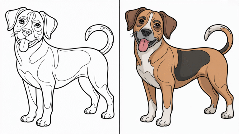 dog coloring pages