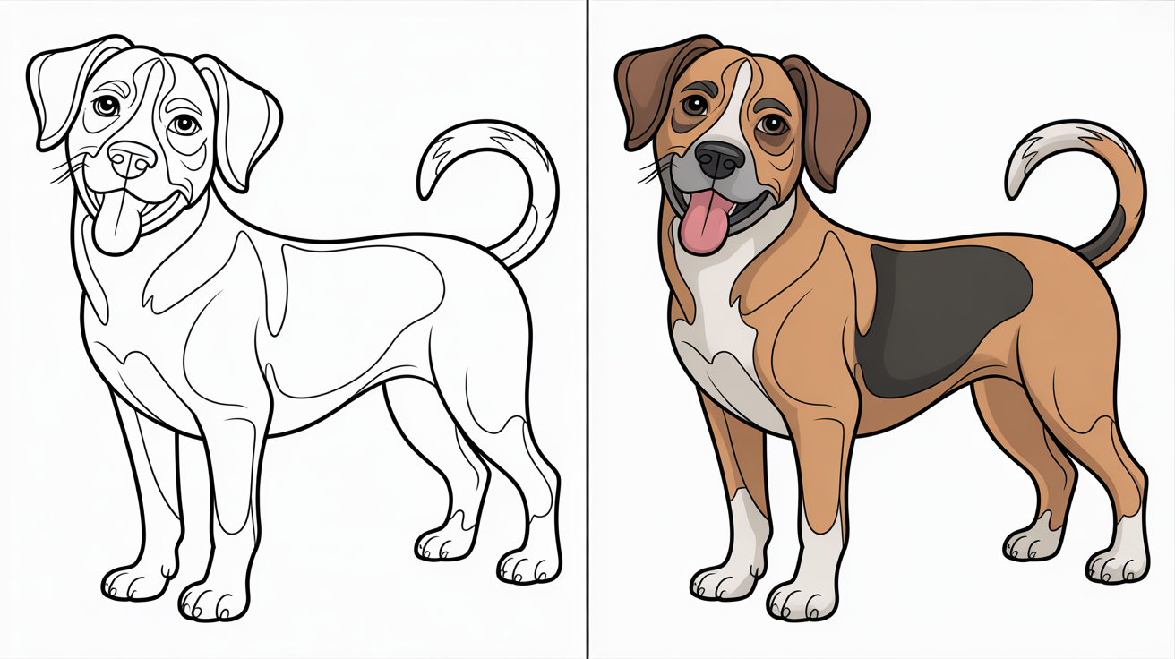 dog coloring pages
