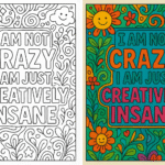 Adult Coloring Pages with Funny