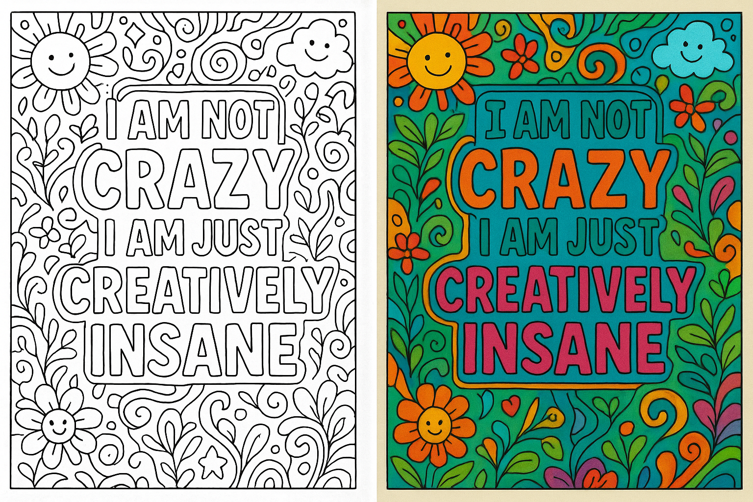 Adult Coloring Pages with Funny