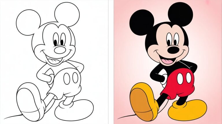 mickey mouse coloring pages