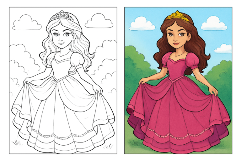 Princess Coloring Pages