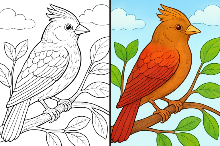 Birds Coloring Pages